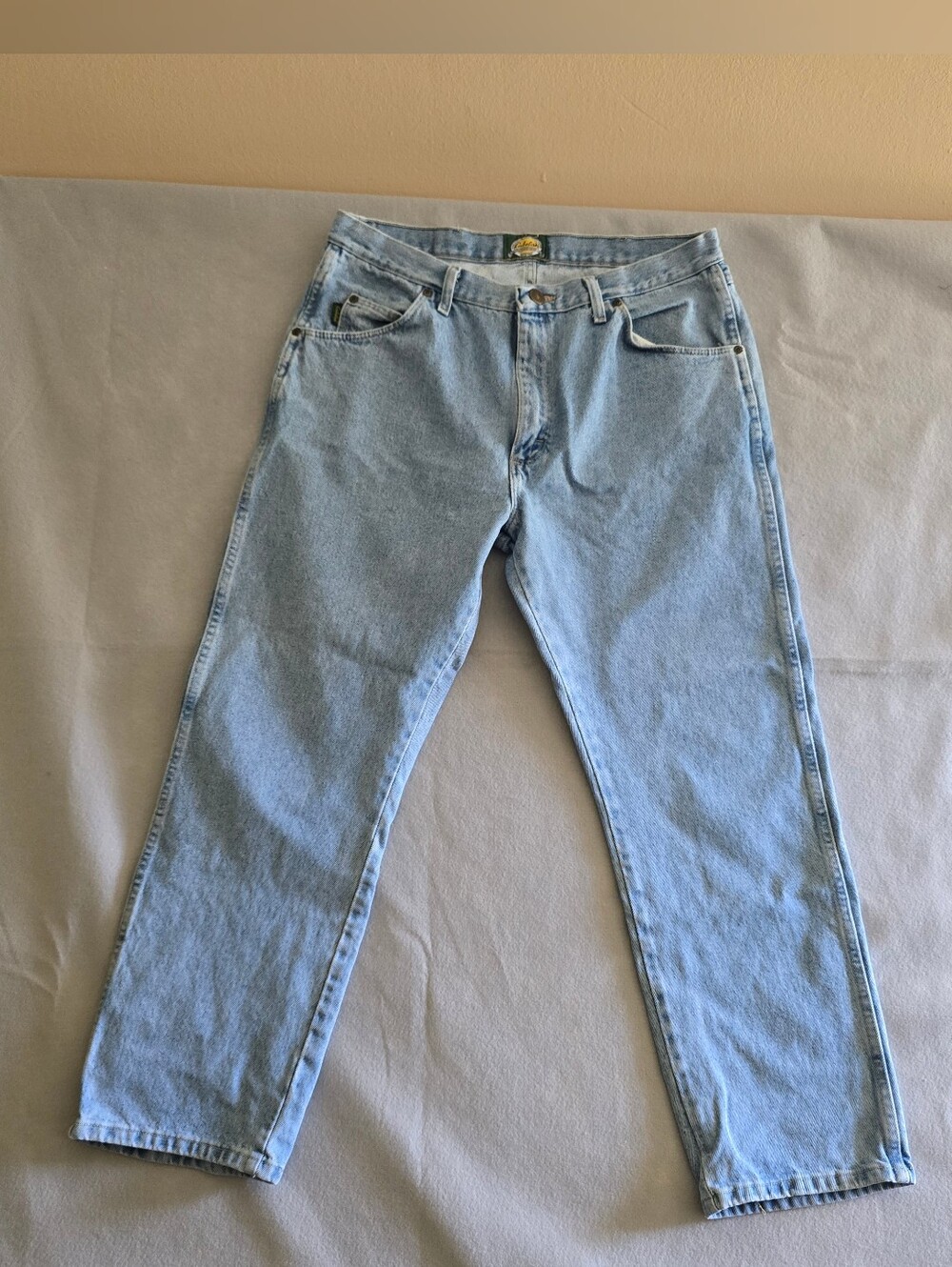 Cabela's Light Blue Men's Straight Jeans 38/29 Outdoor Gear Classic 905100S